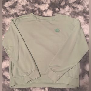 Green ROXY Crewneck/Sweatshirt. Size M